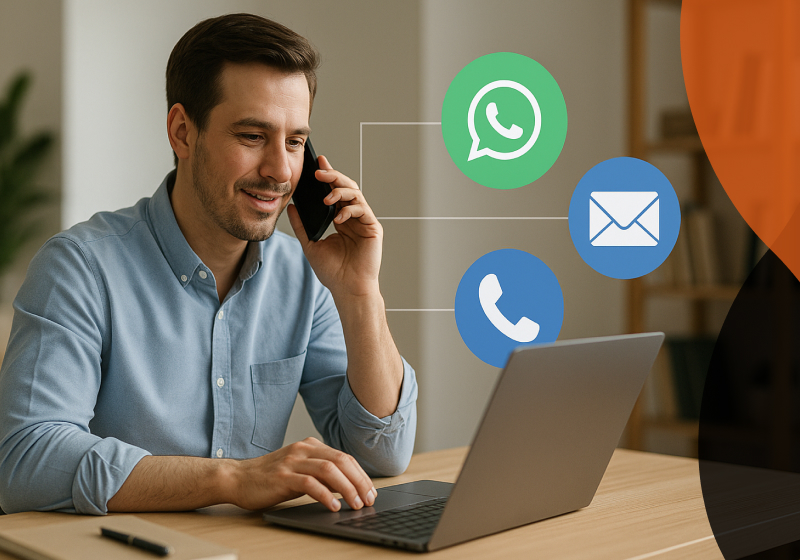 Telefonia Omnichannel: Unifique WhatsApp, E-mail e Telefone no seu atendimento